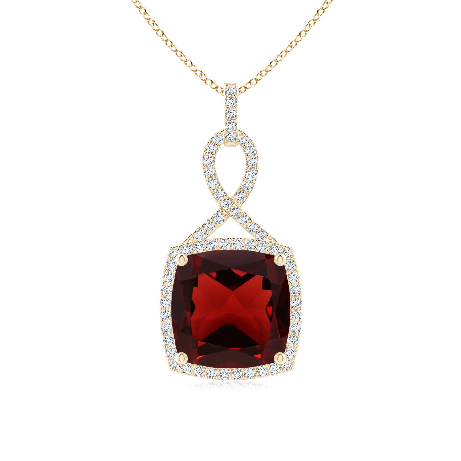 AAA - Garnet / 6.87 CT / 14 KT Yellow Gold