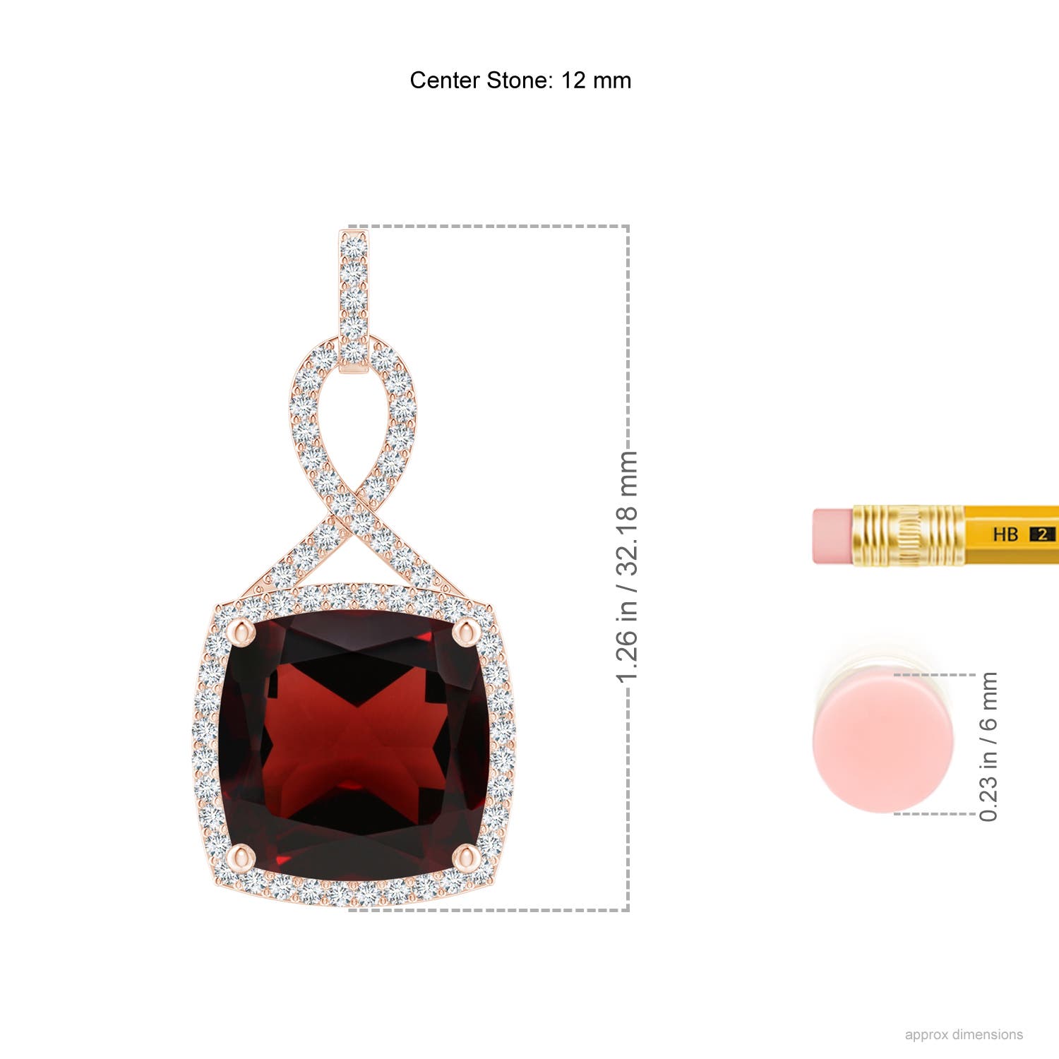 AA - Garnet / 8.49 CT / 14 KT Rose Gold