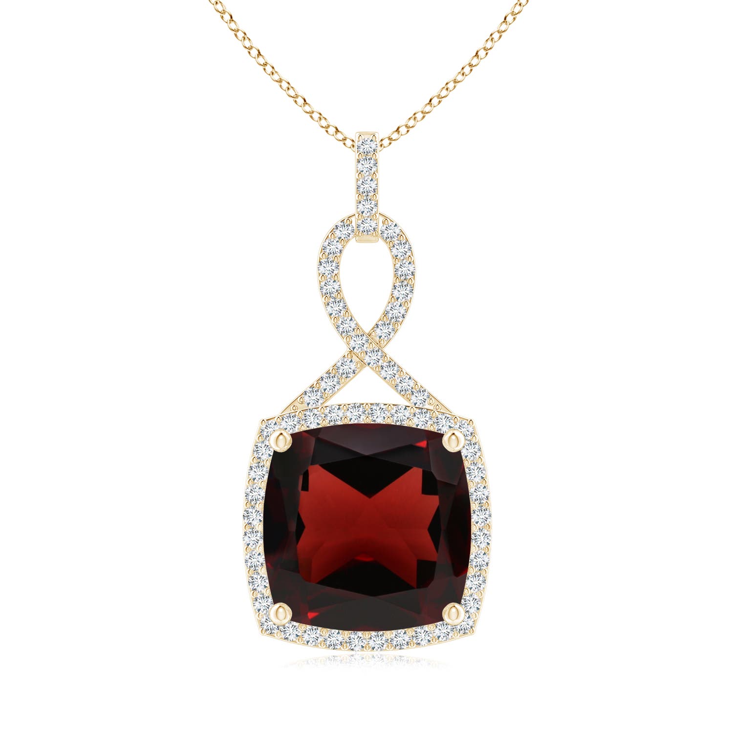 AA - Garnet / 8.49 CT / 14 KT Yellow Gold