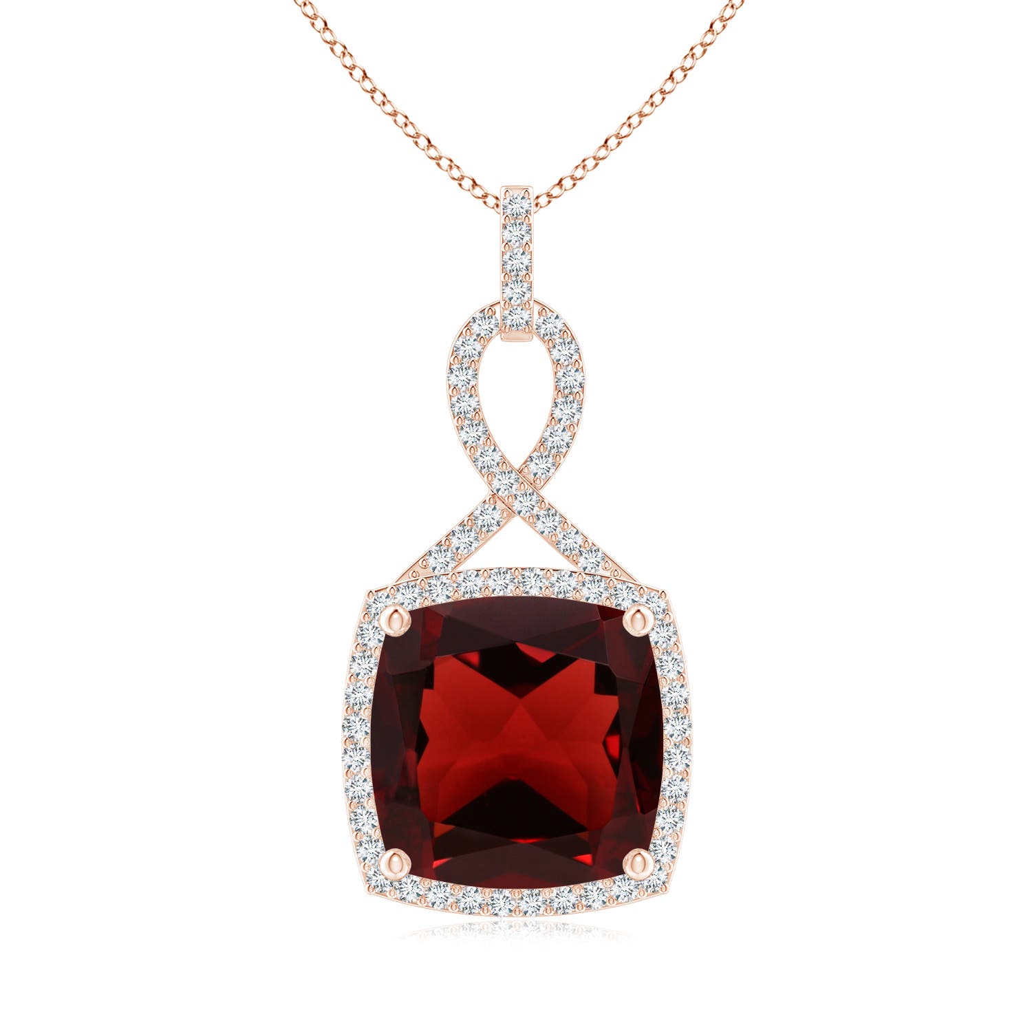 AAA - Garnet / 8.49 CT / 14 KT Rose Gold