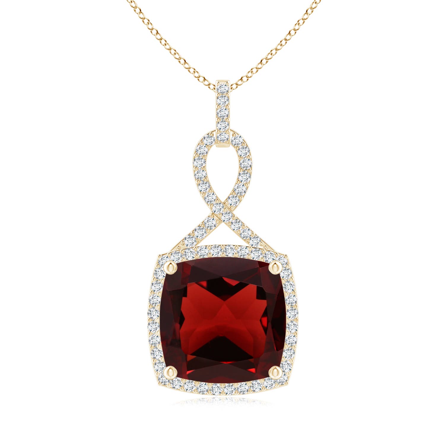 AAA - Garnet / 8.49 CT / 14 KT Yellow Gold