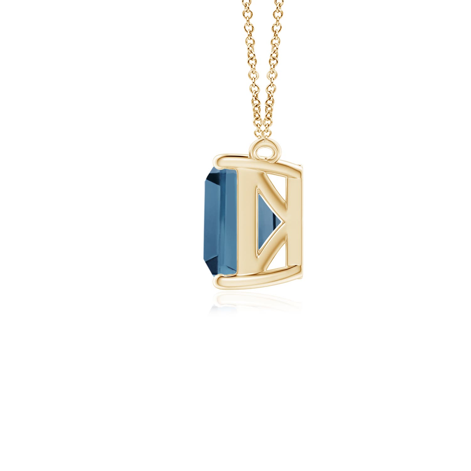 A - London Blue Topaz / 1.95 CT / 14 KT Yellow Gold