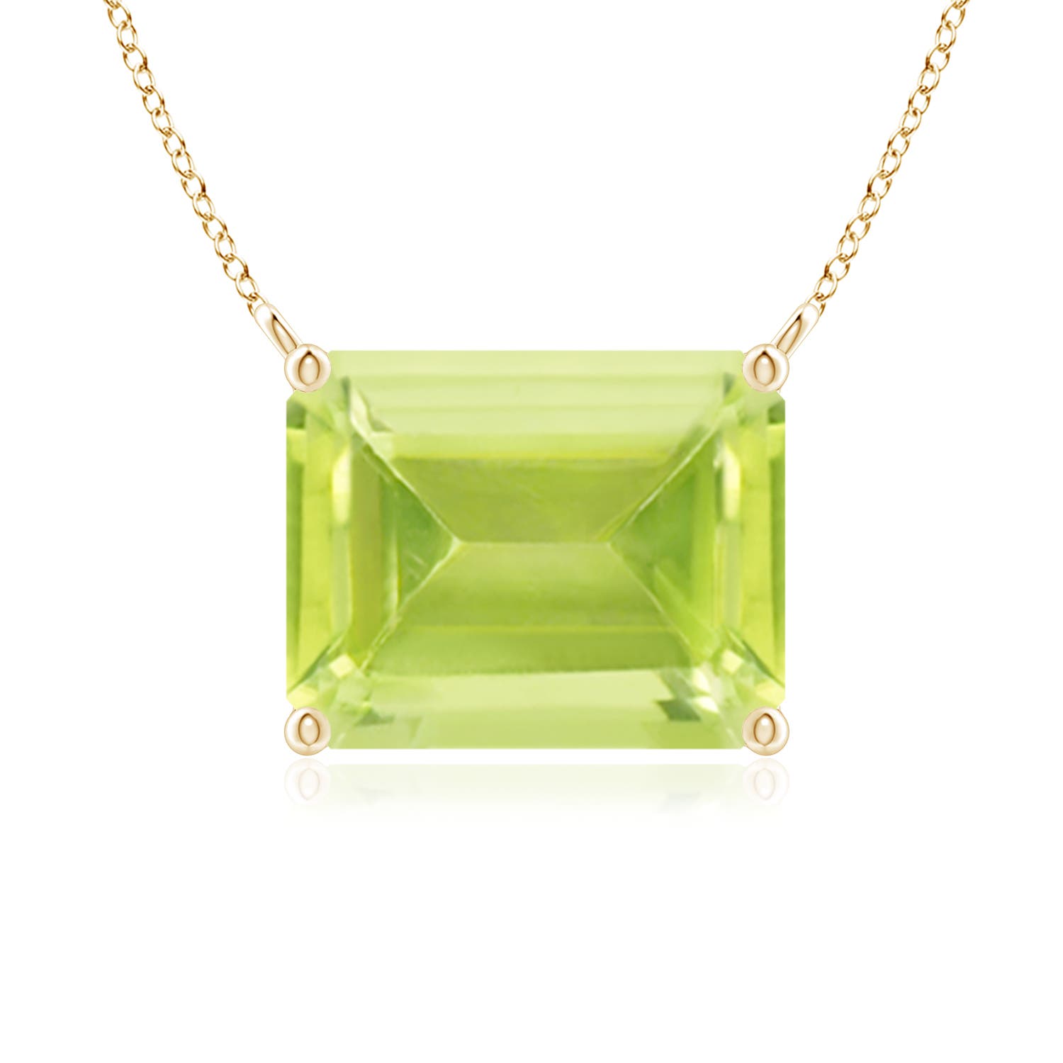 A - Peridot / 3.3 CT / 14 KT Yellow Gold