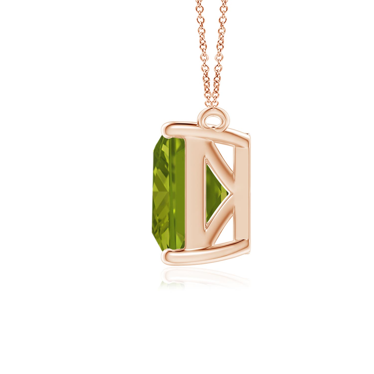 AAA - Peridot / 3.3 CT / 14 KT Rose Gold