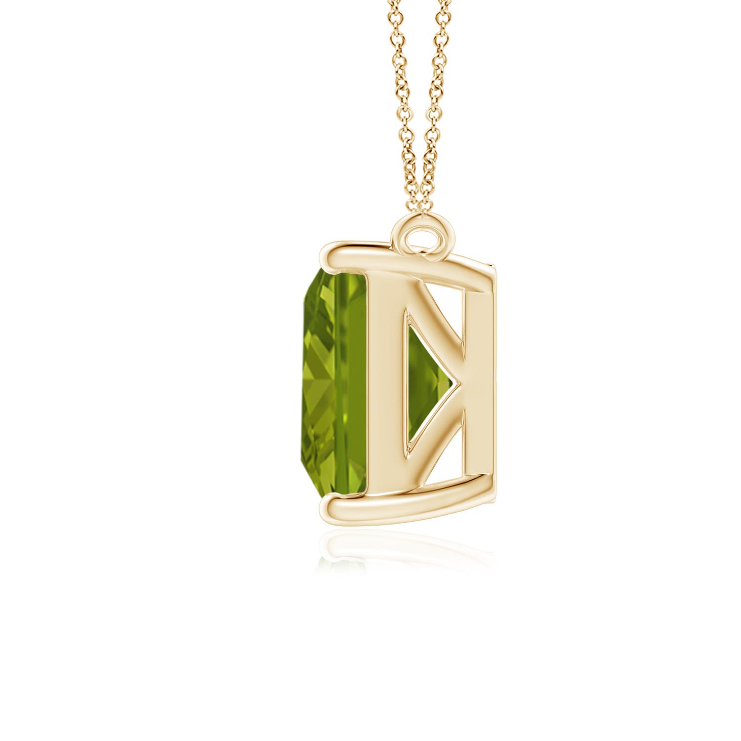 AAA - Peridot / 3.3 CT / 14 KT Yellow Gold