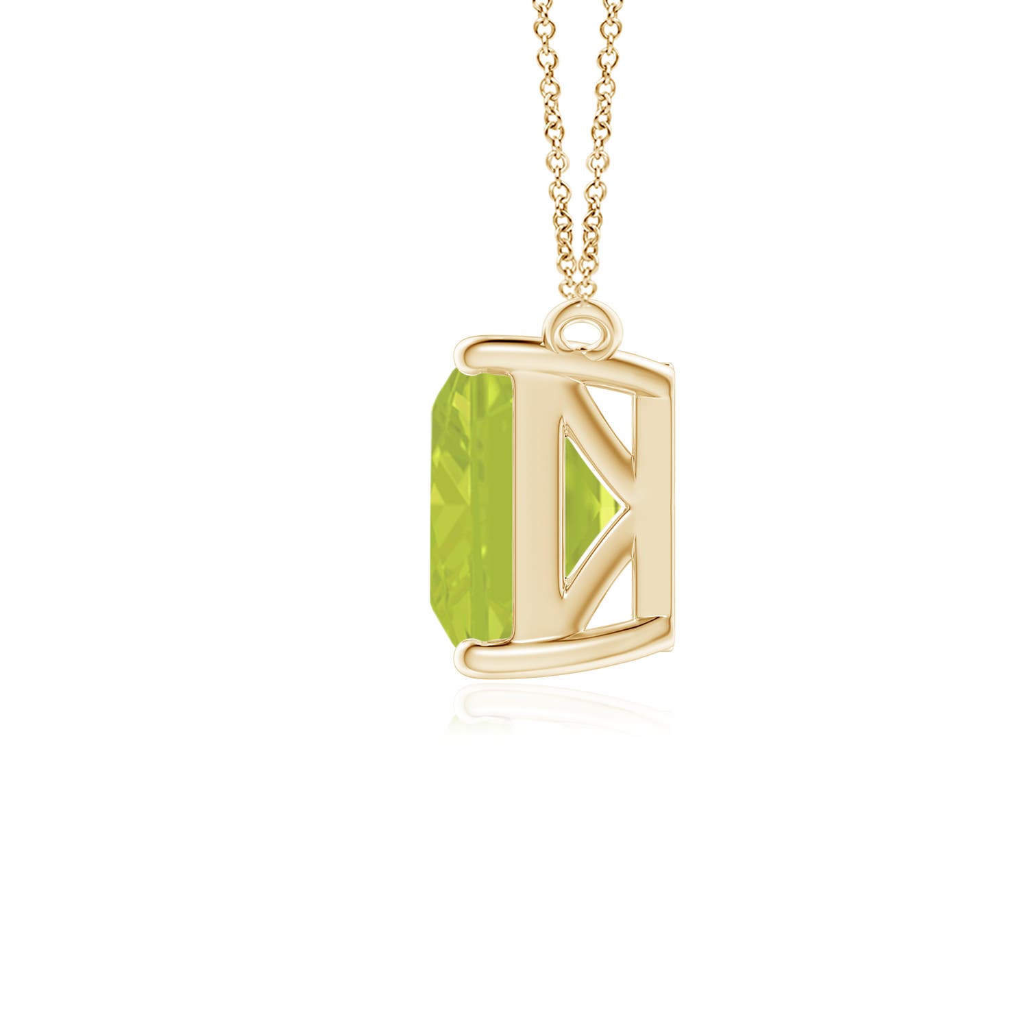 A - Peridot / 2.35 CT / 14 KT Yellow Gold