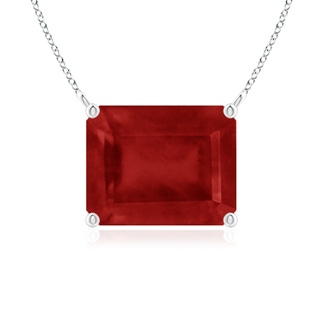 Emerald Cut AA Ruby