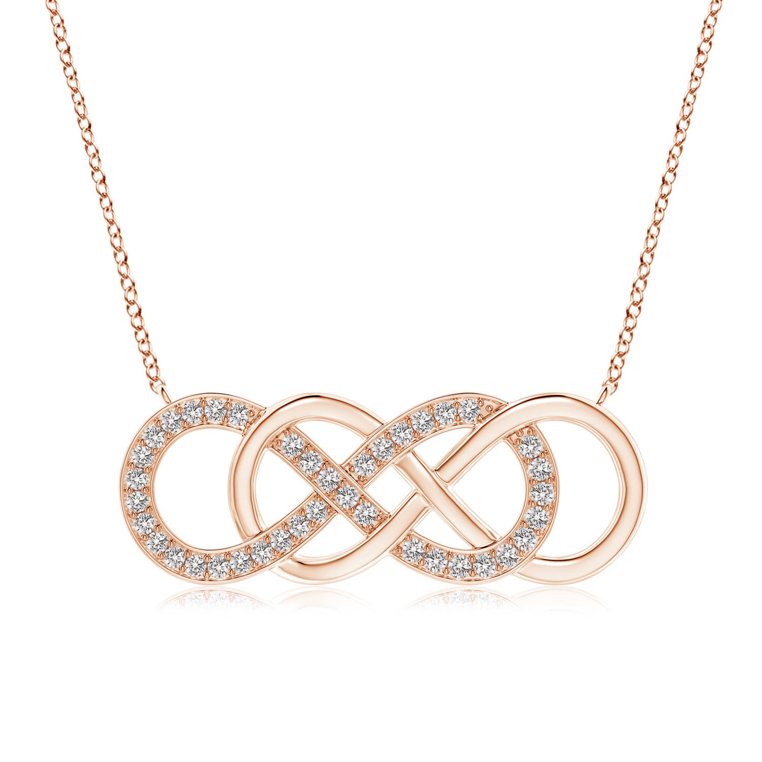 I-J, I1-I2 / 0.23 CT / 14 KT Rose Gold