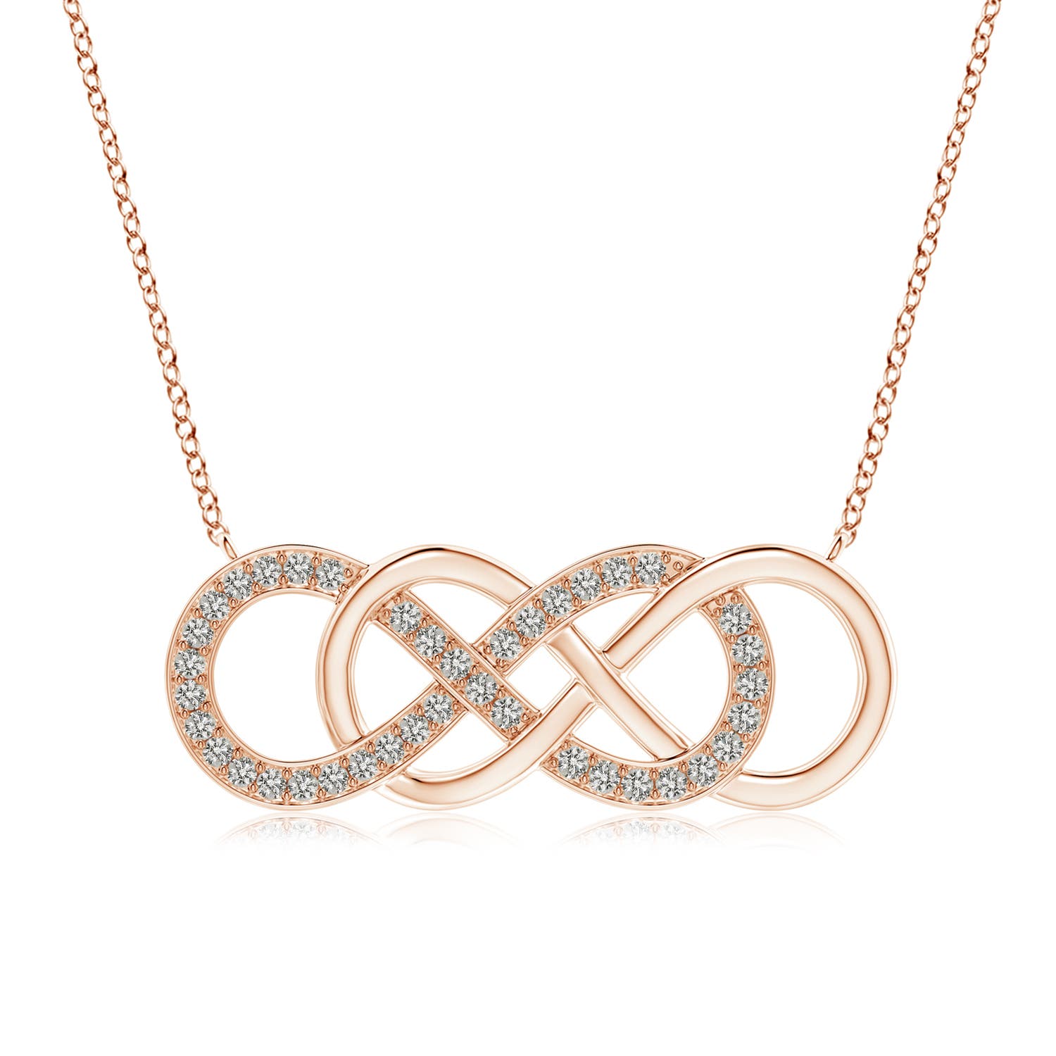 K, I3 / 0.23 CT / 14 KT Rose Gold