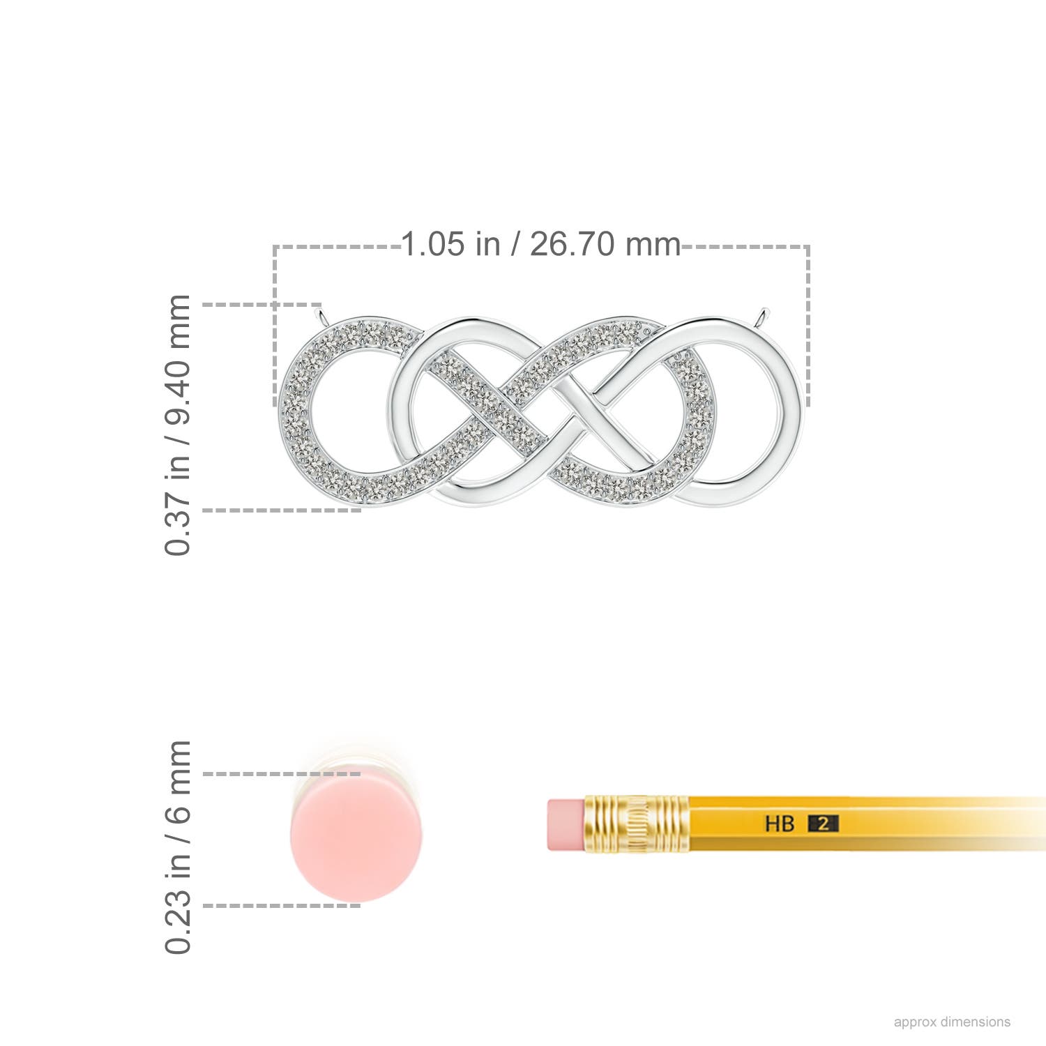 K, I3 / 0.2 CT / 14 KT White Gold