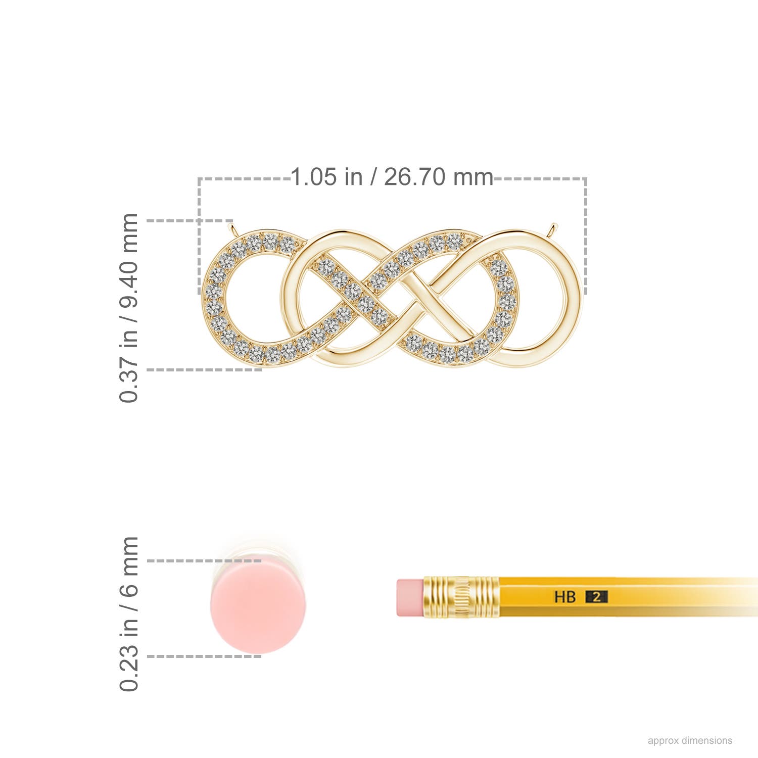 K, I3 / 0.2 CT / 14 KT Yellow Gold