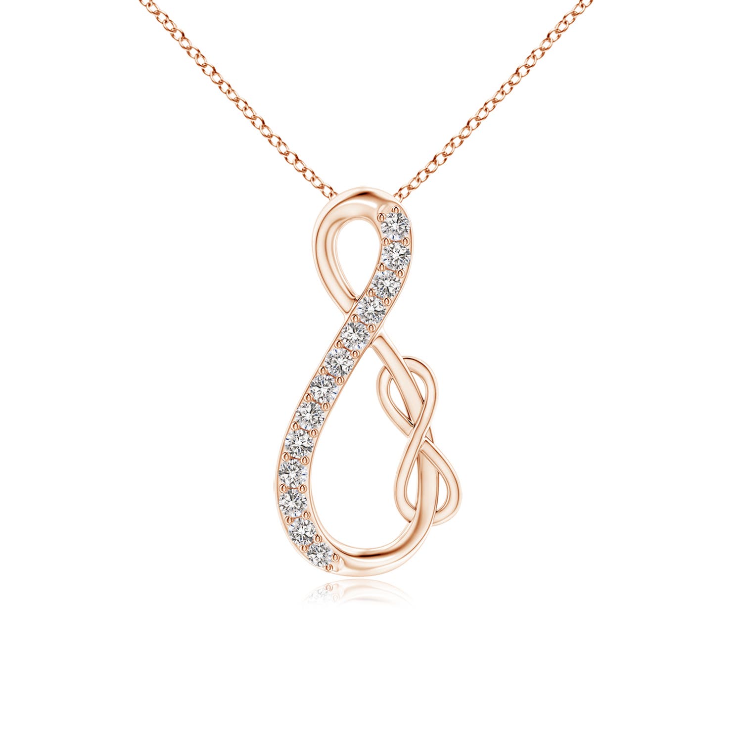 I-J, I1-I2 / 0.13 CT / 14 KT Rose Gold