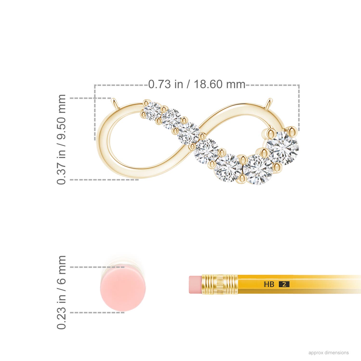 H, SI2 / 0.34 CT / 14 KT Yellow Gold