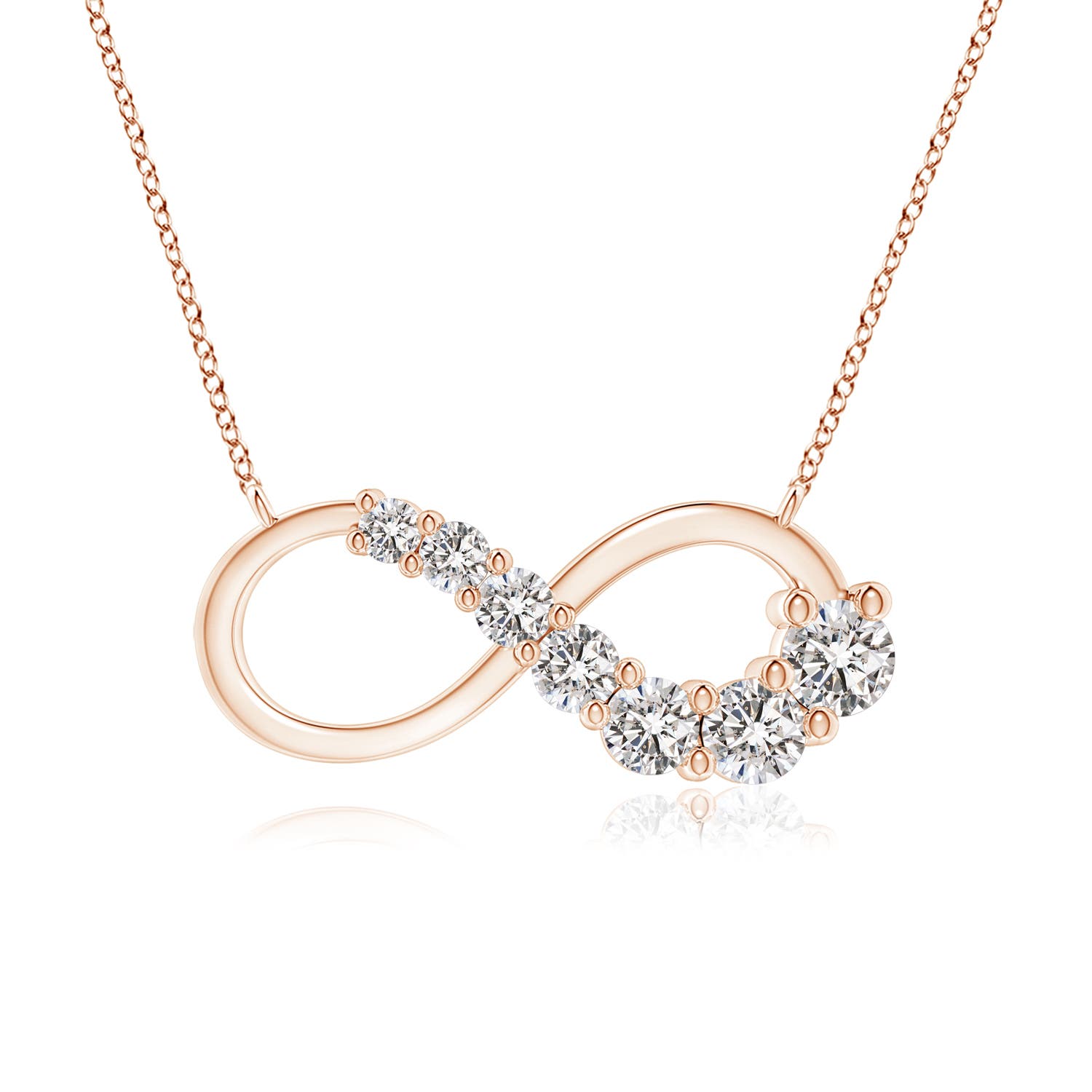 I-J, I1-I2 / 0.34 CT / 14 KT Rose Gold