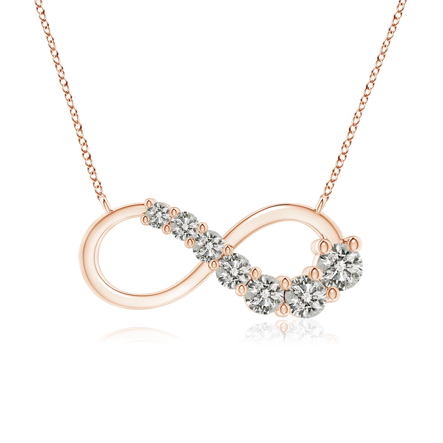 K, I3 / 0.34 CT / 14 KT Rose Gold