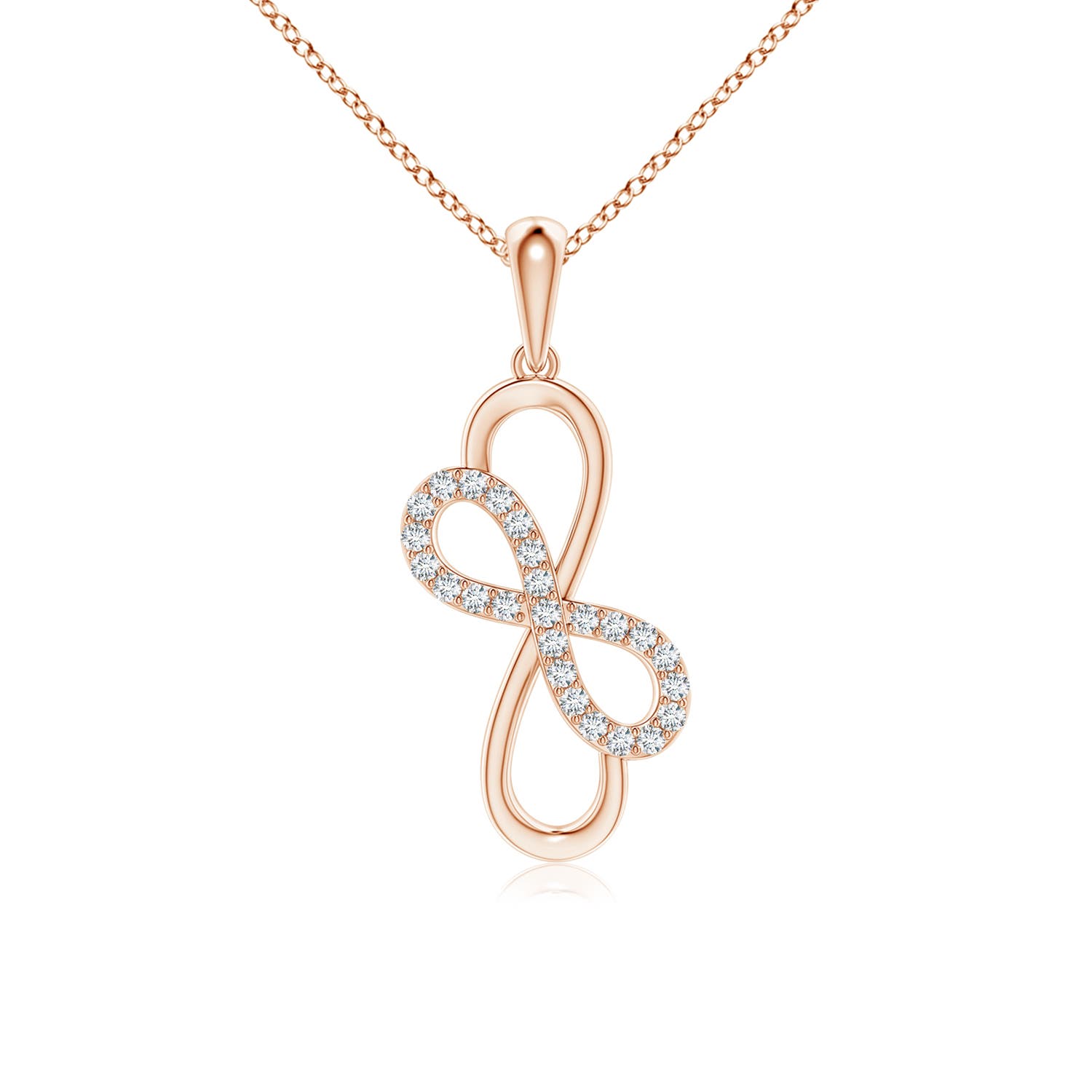 G, VS2 / 0.19 CT / 14 KT Rose Gold