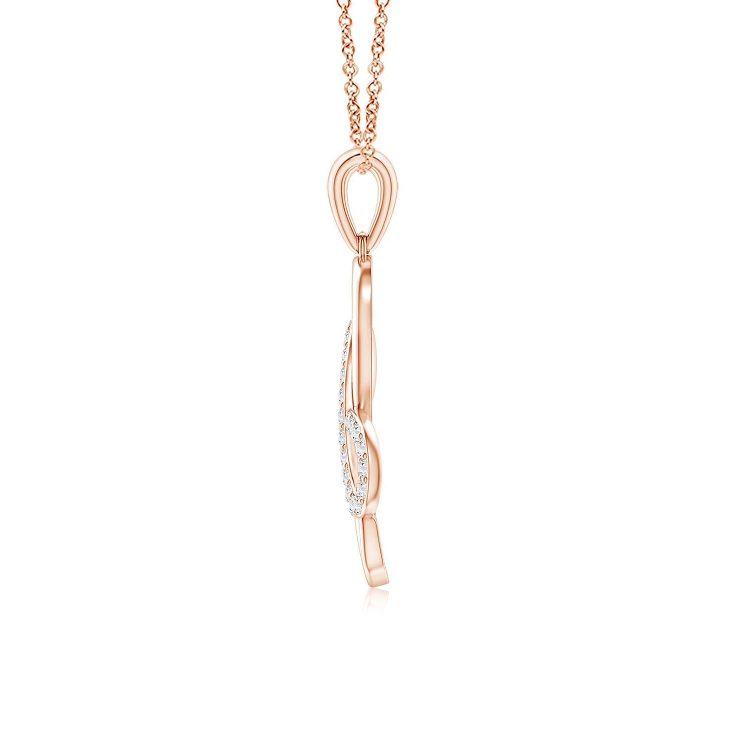 G, VS2 / 0.19 CT / 14 KT Rose Gold