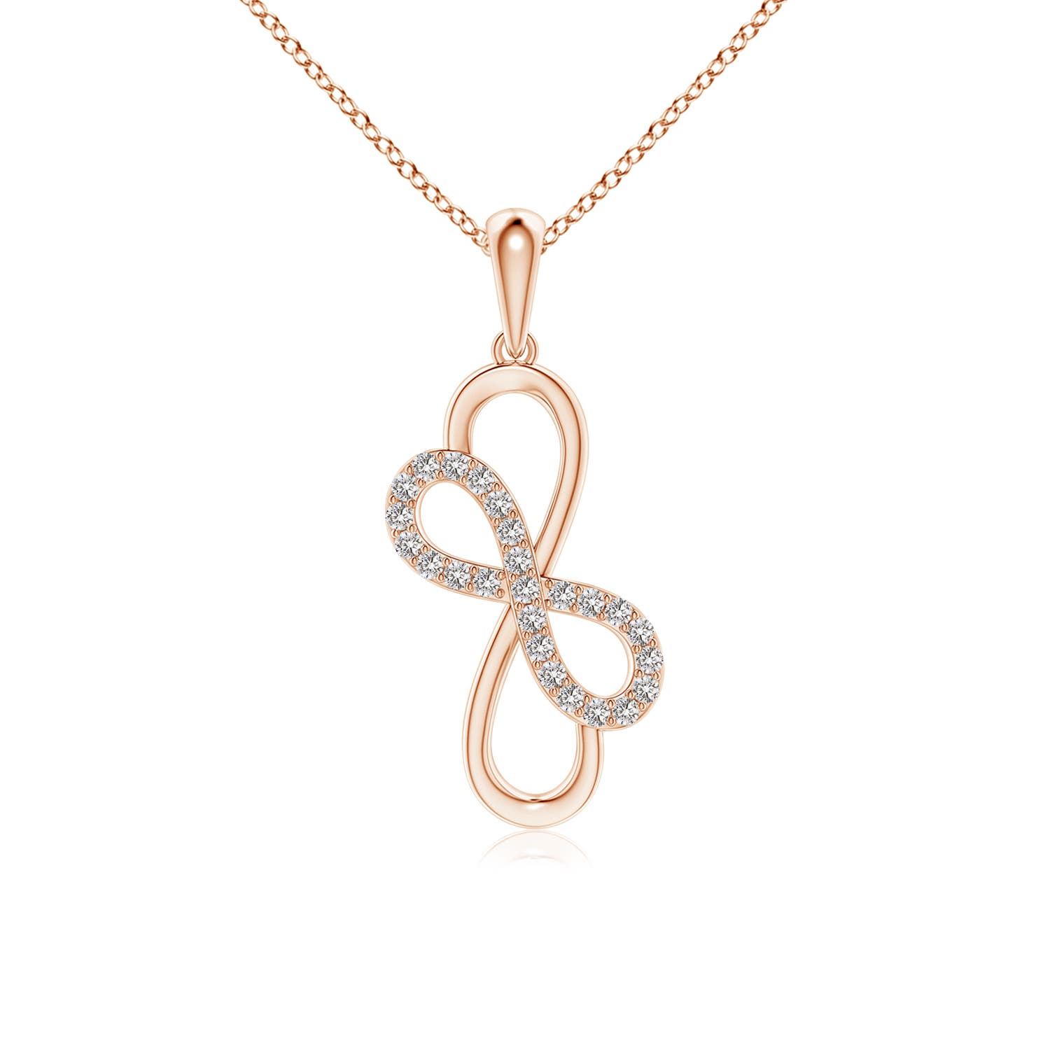 I-J, I1-I2 / 0.19 CT / 14 KT Rose Gold