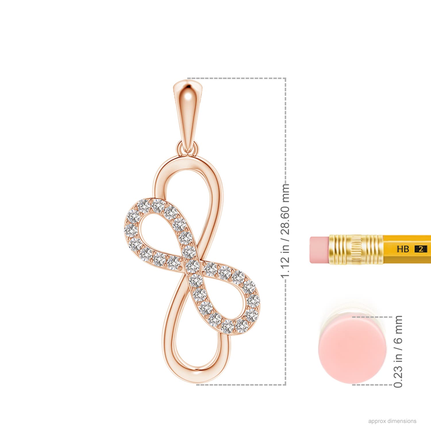 I-J, I1-I2 / 0.19 CT / 14 KT Rose Gold