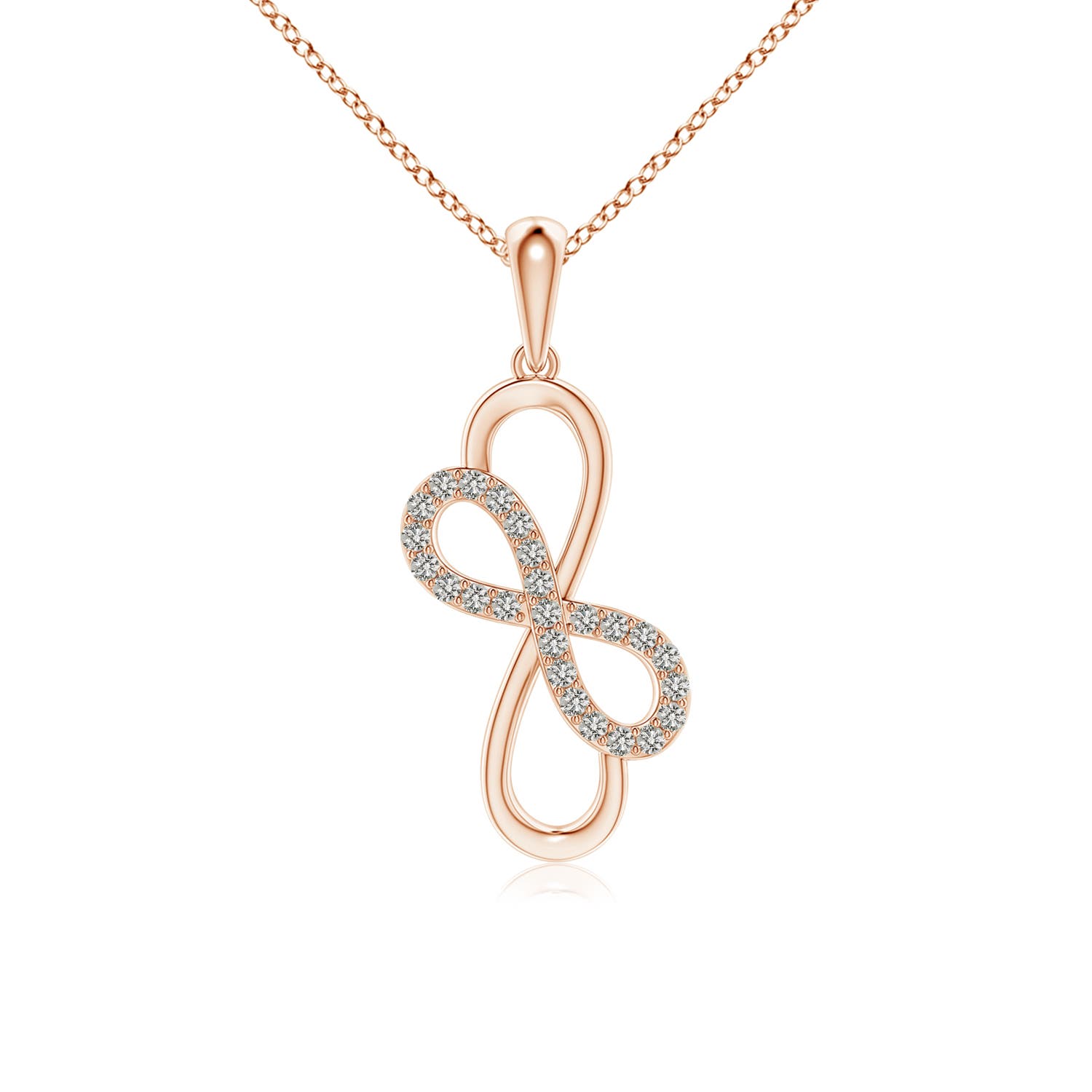 K, I3 / 0.19 CT / 14 KT Rose Gold