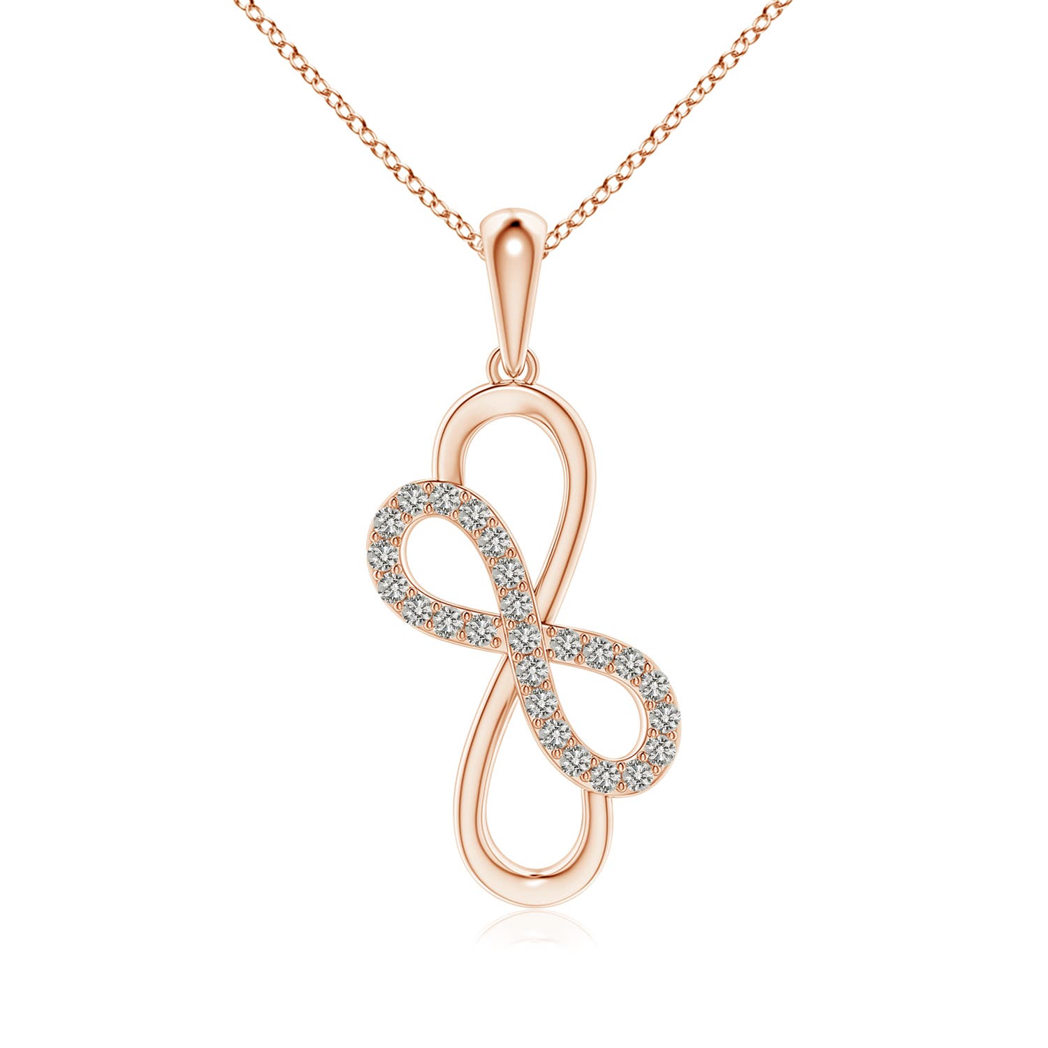 K, I3 / 0.25 CT / 14 KT Rose Gold