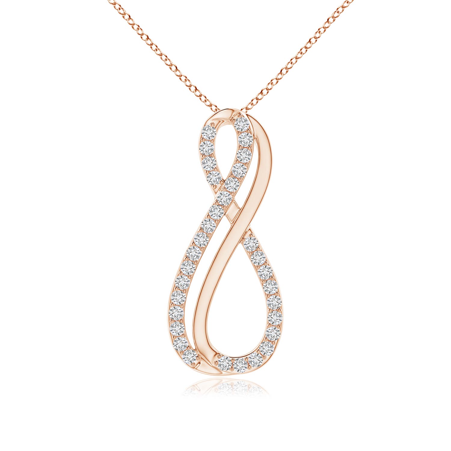 H, SI2 / 0.26 CT / 14 KT Rose Gold