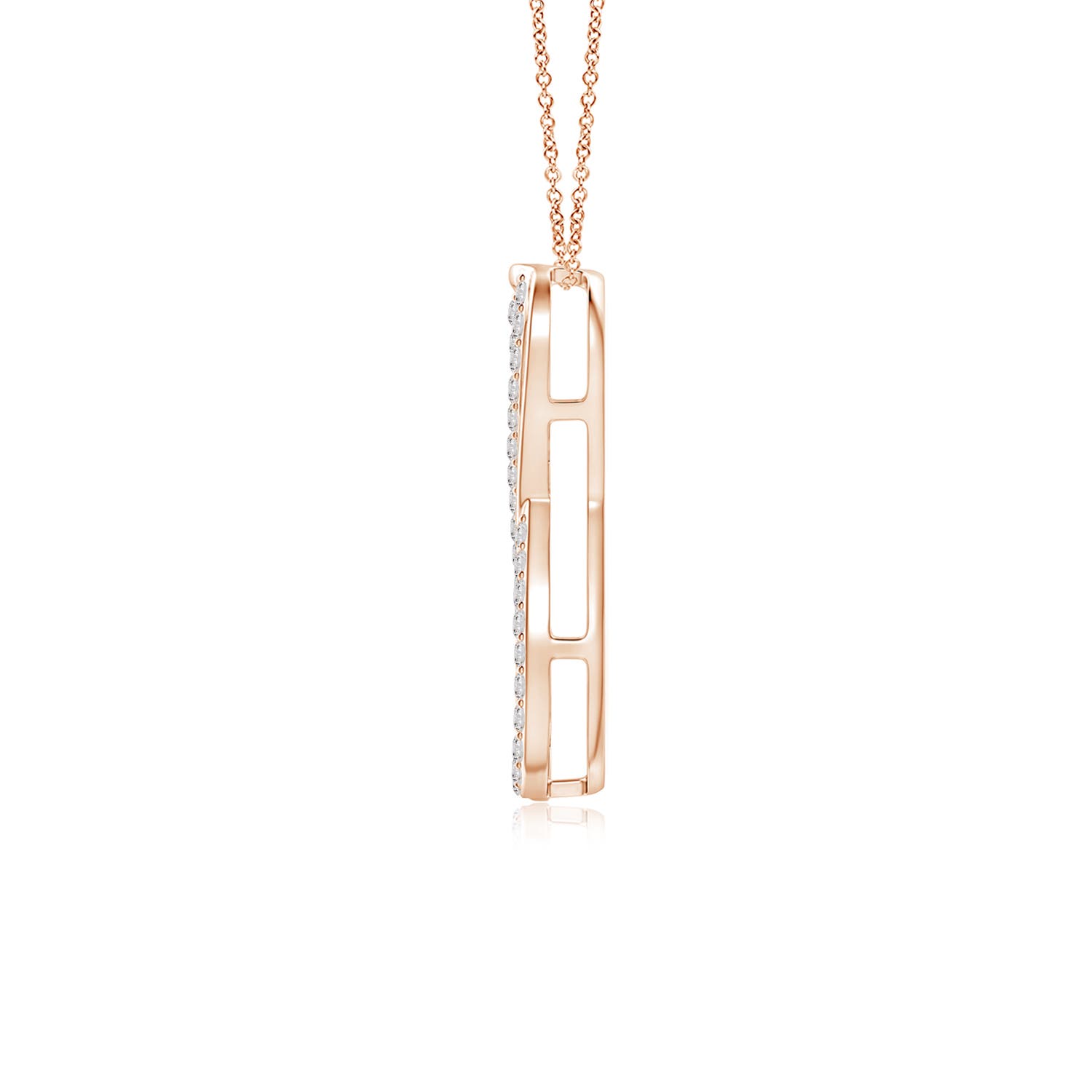 I-J, I1-I2 / 0.16 CT / 14 KT Rose Gold