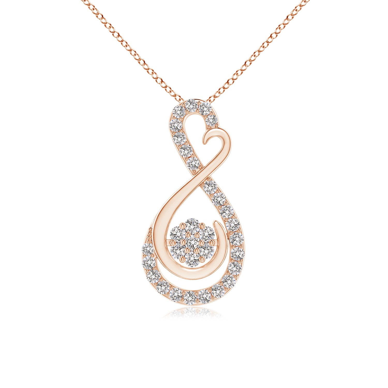 I-J, I1-I2 / 0.2 CT / 14 KT Rose Gold