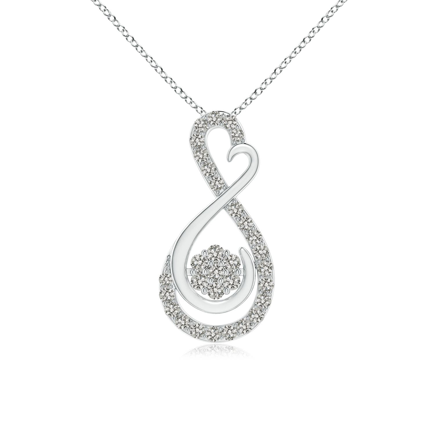 K, I3 / 0.2 CT / 14 KT White Gold