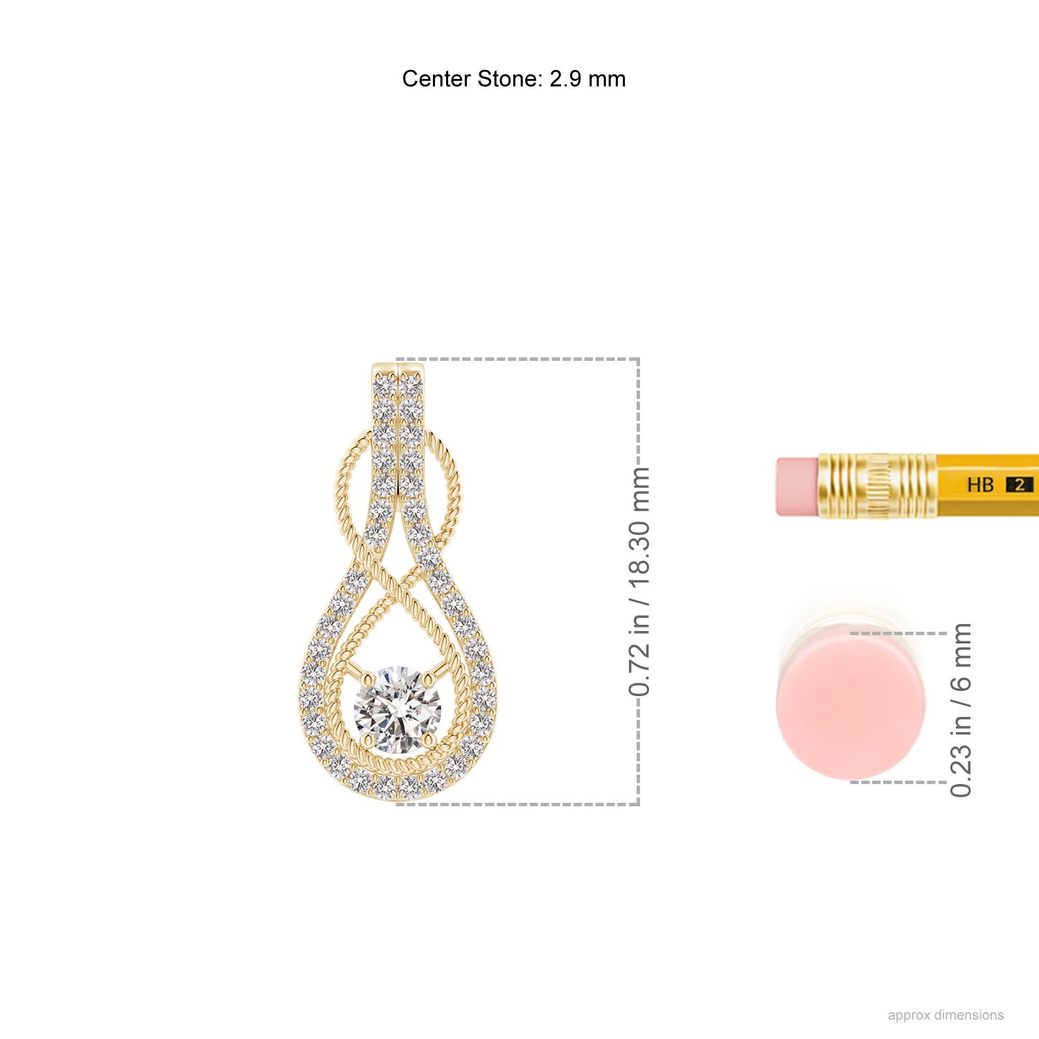 I-J, I1-I2 / 0.24 CT / 14 KT Yellow Gold