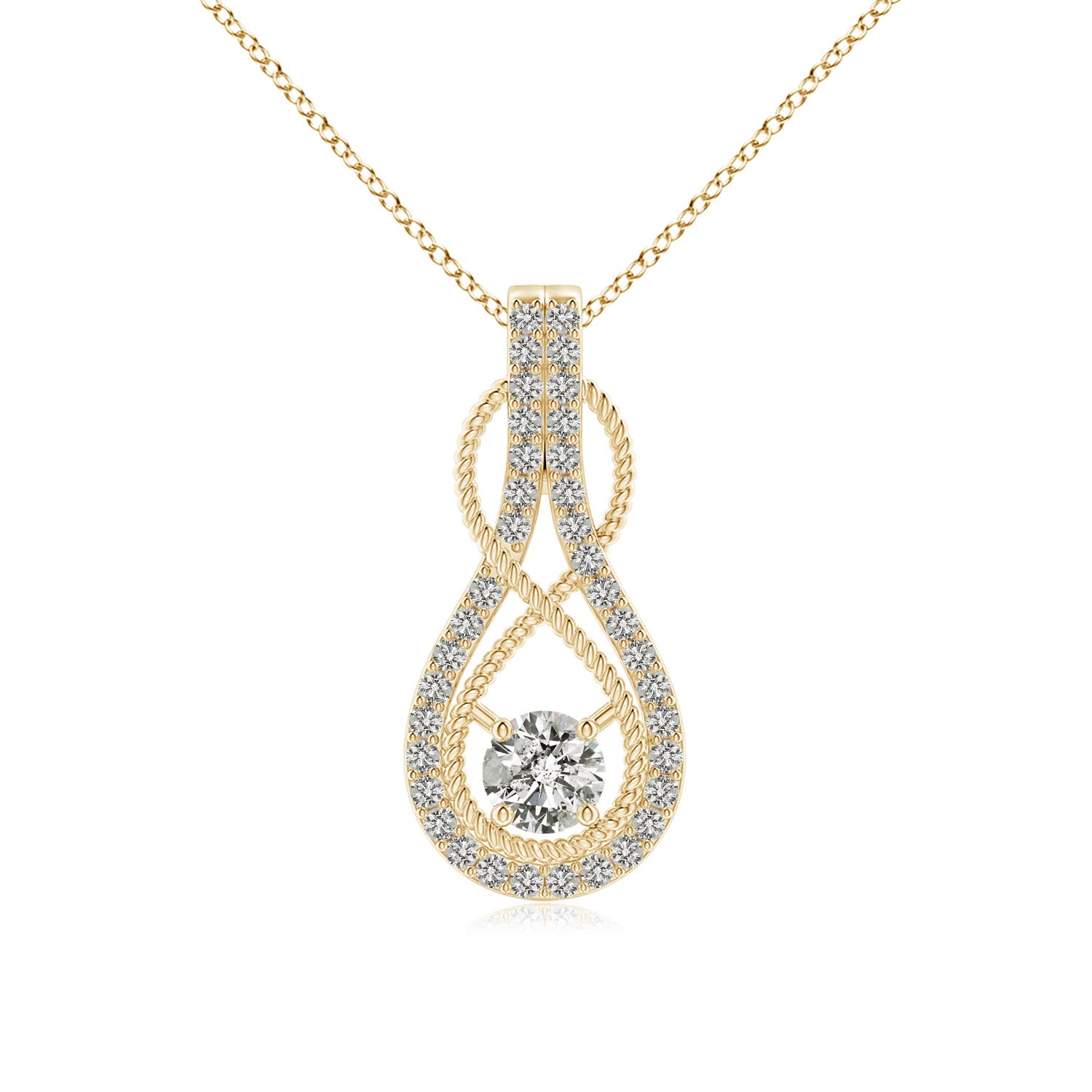 K, I3 / 0.24 CT / 14 KT Yellow Gold