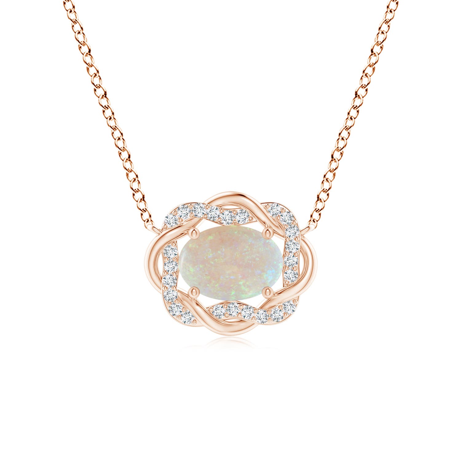 AA - Opal / 0.52 CT / 14 KT Rose Gold