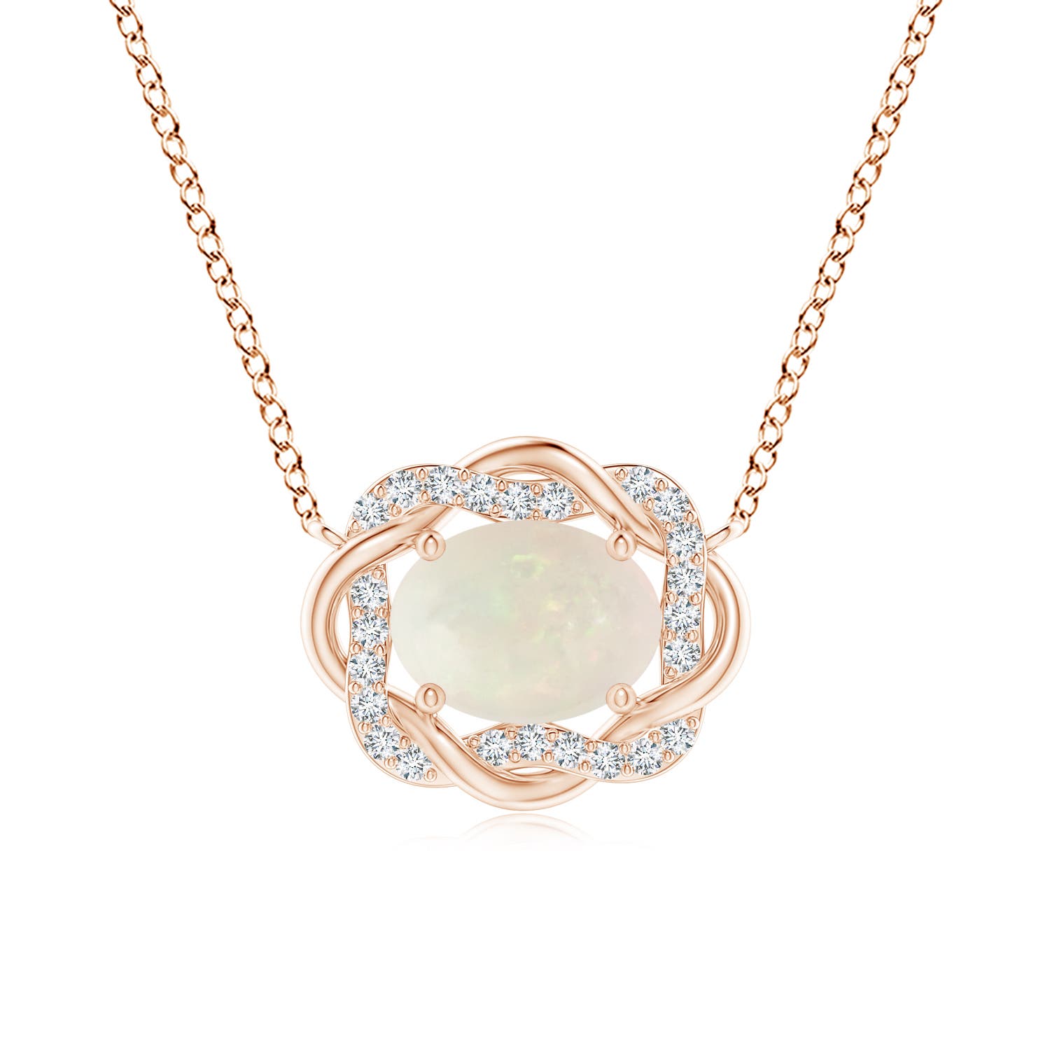 A - Opal / 0.94 CT / 14 KT Rose Gold