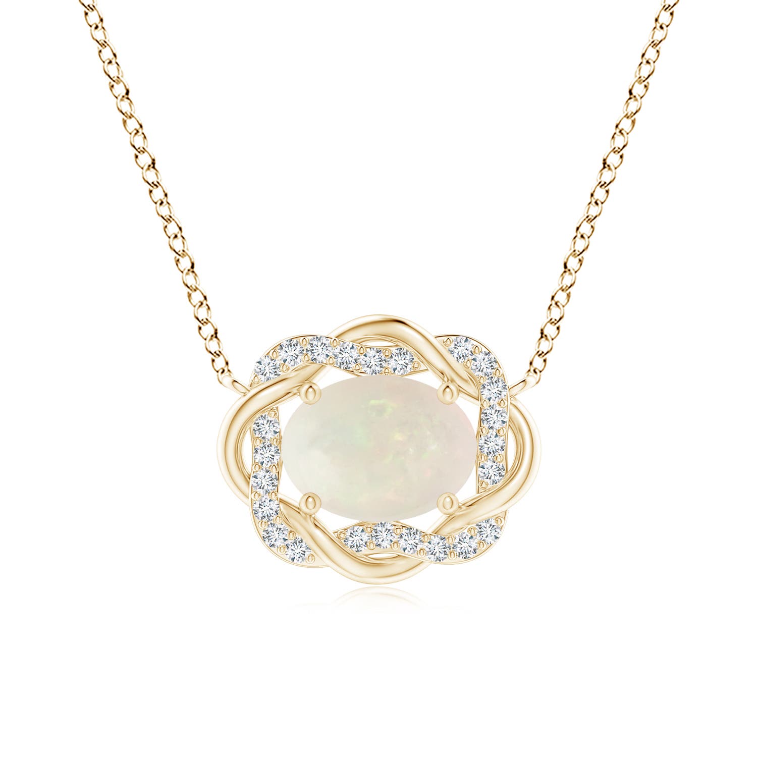 A - Opal / 0.94 CT / 14 KT Yellow Gold