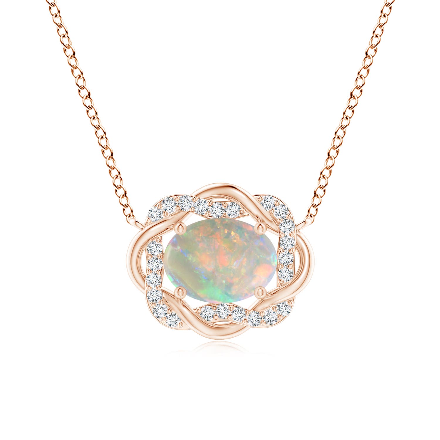 AAAA - Opal / 0.94 CT / 14 KT Rose Gold