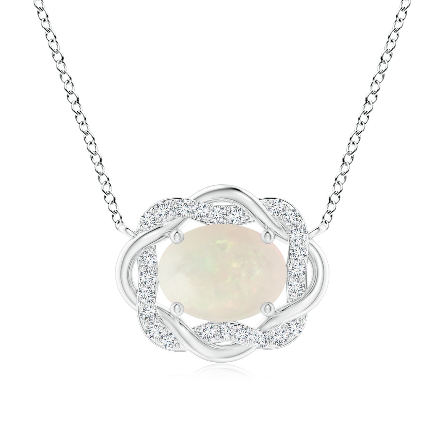 A - Opal / 1.34 CT / 14 KT White Gold