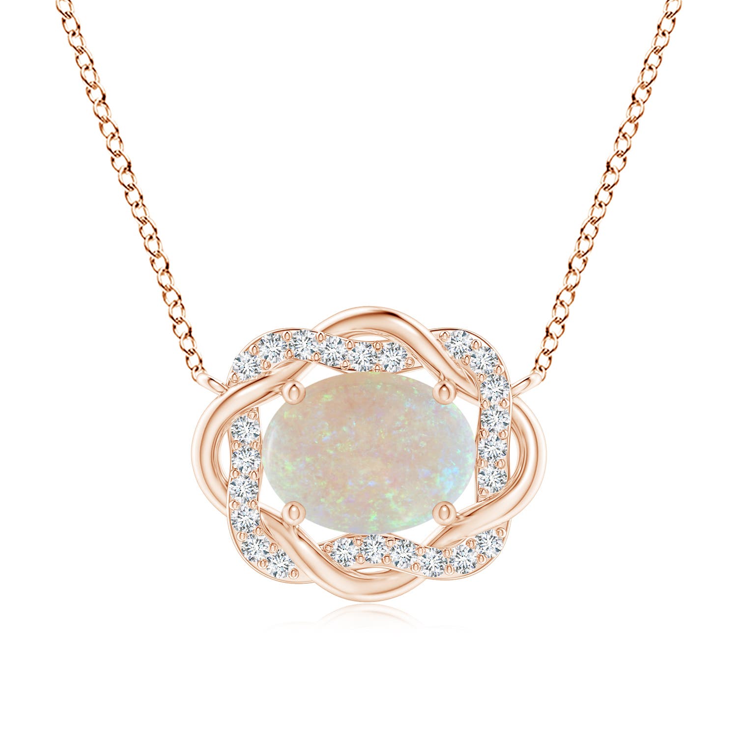 AA - Opal / 1.34 CT / 14 KT Rose Gold