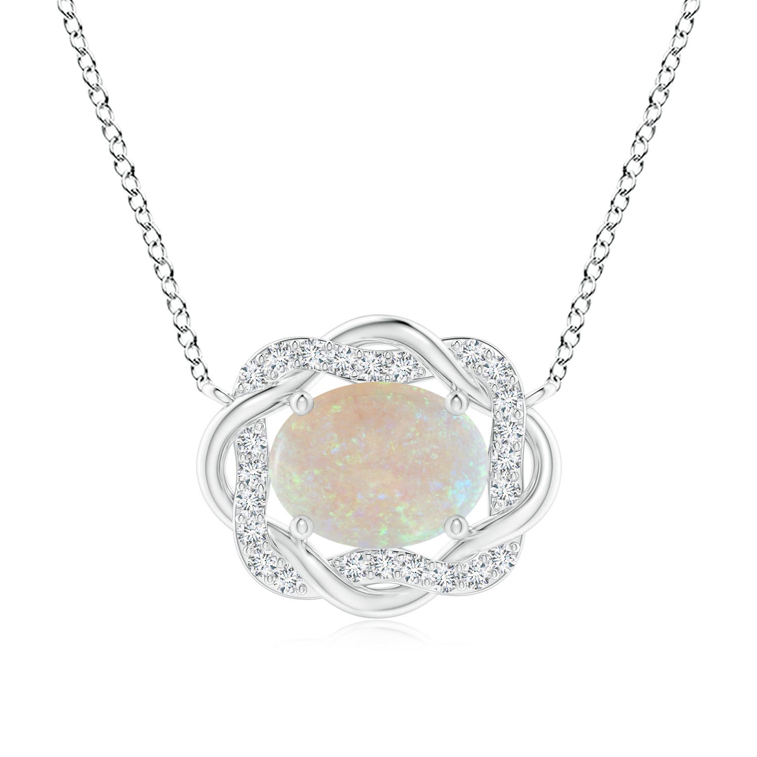 AA - Opal / 1.34 CT / 14 KT White Gold