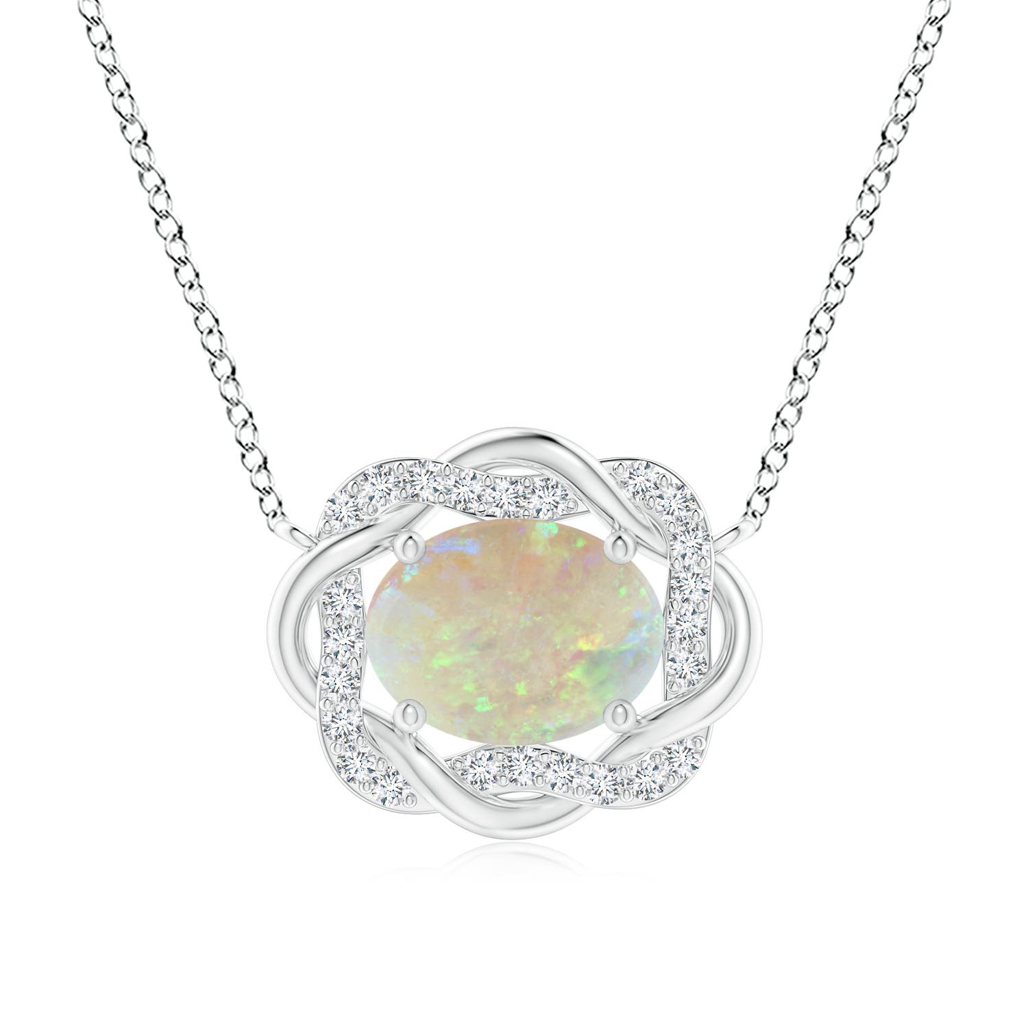 AAA - Opal / 1.34 CT / 14 KT White Gold