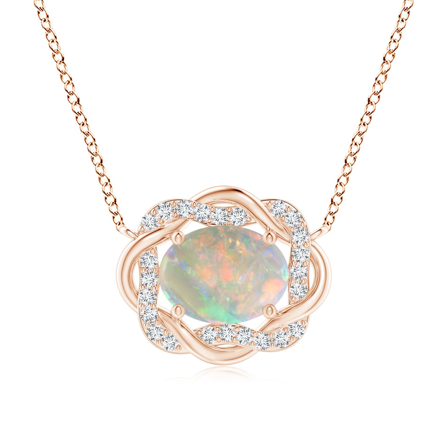 AAAA - Opal / 1.34 CT / 14 KT Rose Gold