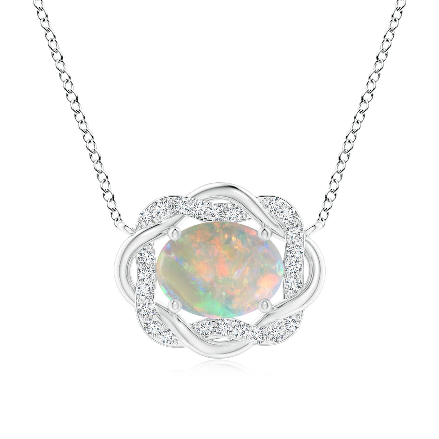 AAAA - Opal / 1.34 CT / 14 KT White Gold