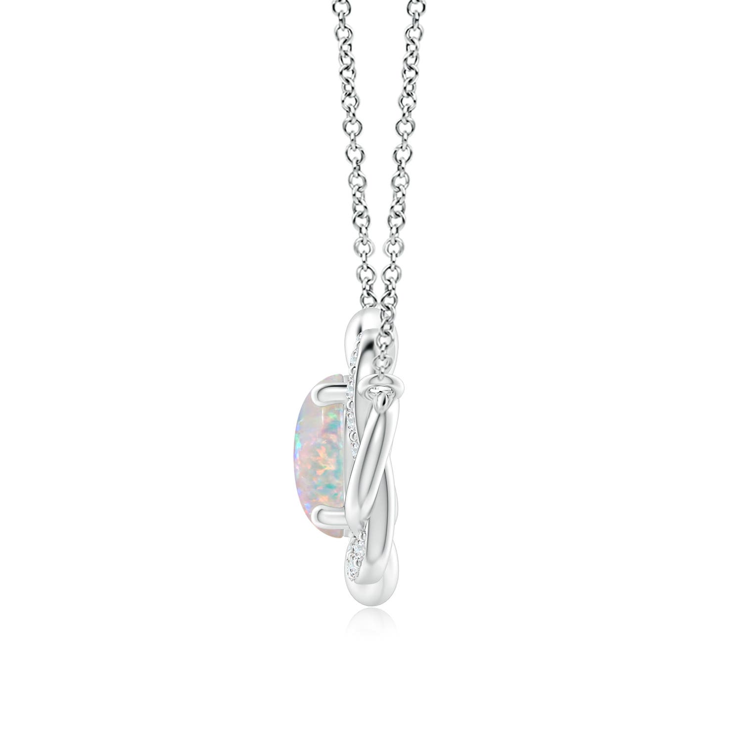 AAAA - Opal / 1.34 CT / 14 KT White Gold