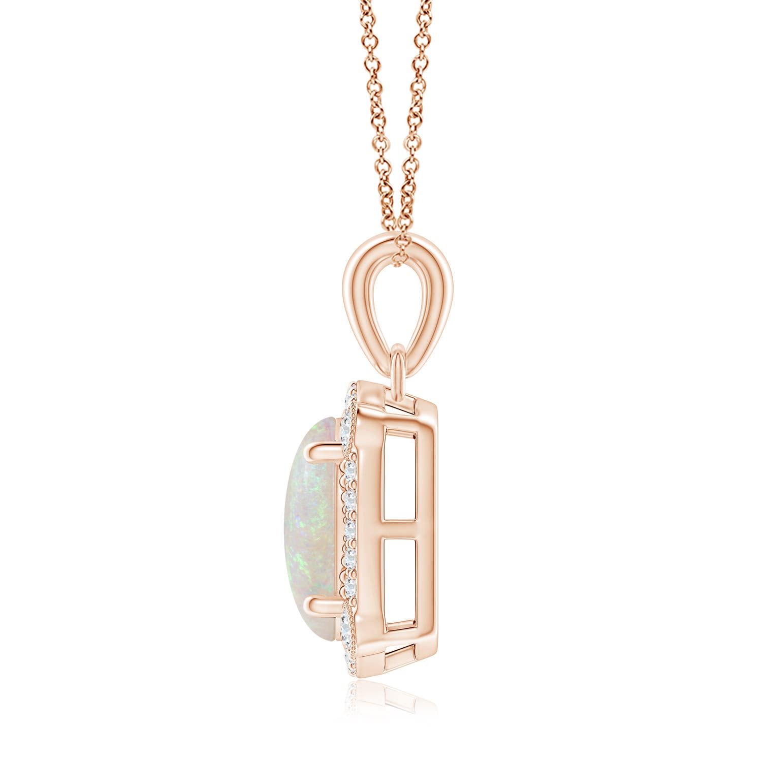 AA - Opal / 1.67 CT / 14 KT Rose Gold