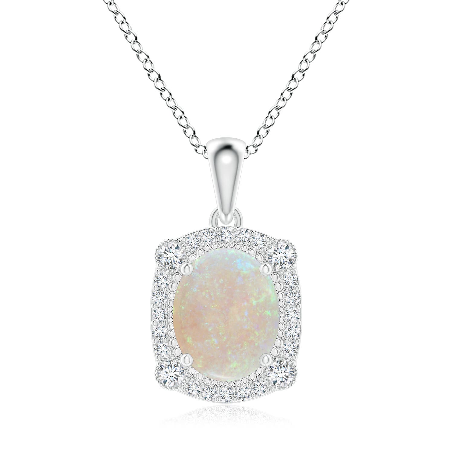 AA - Opal / 1.67 CT / 14 KT White Gold