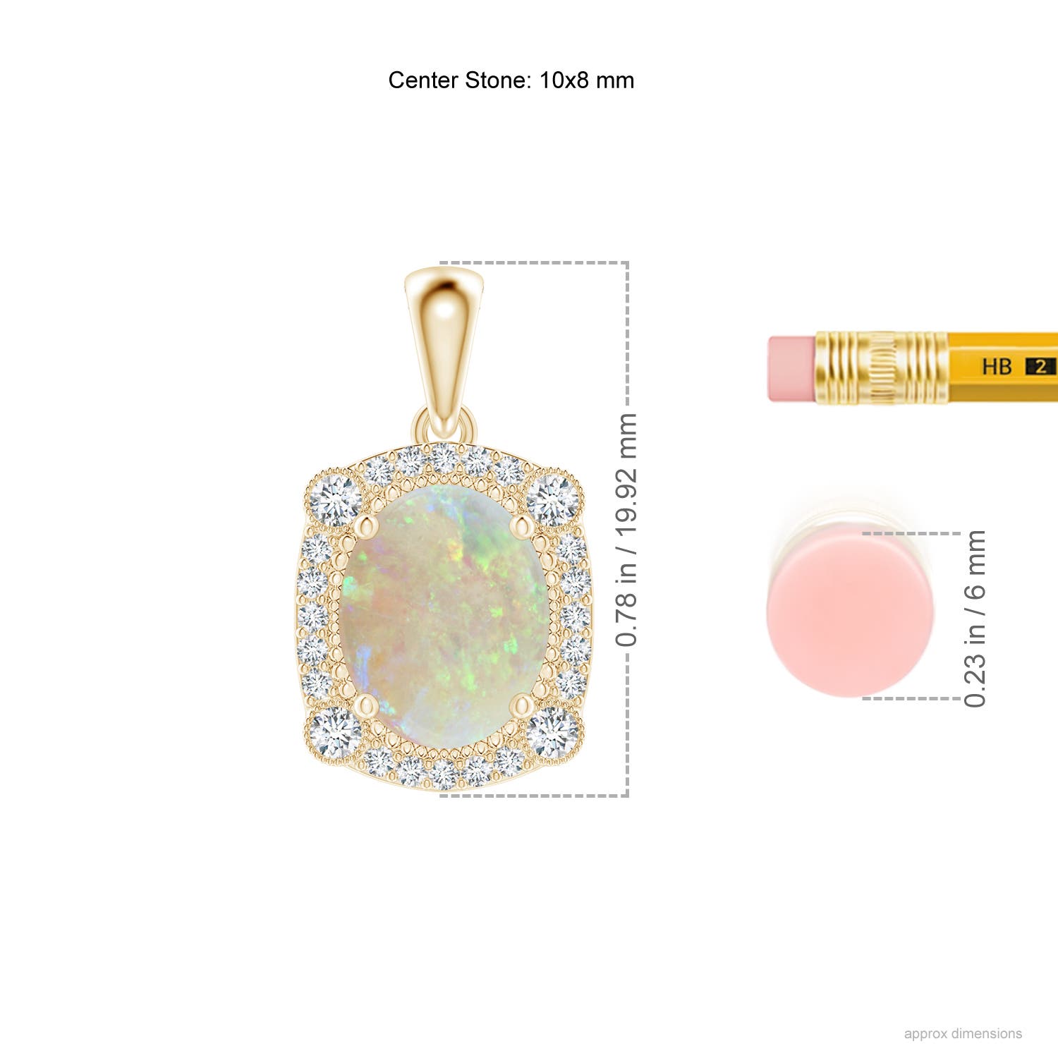 AAA - Opal / 1.67 CT / 14 KT Yellow Gold