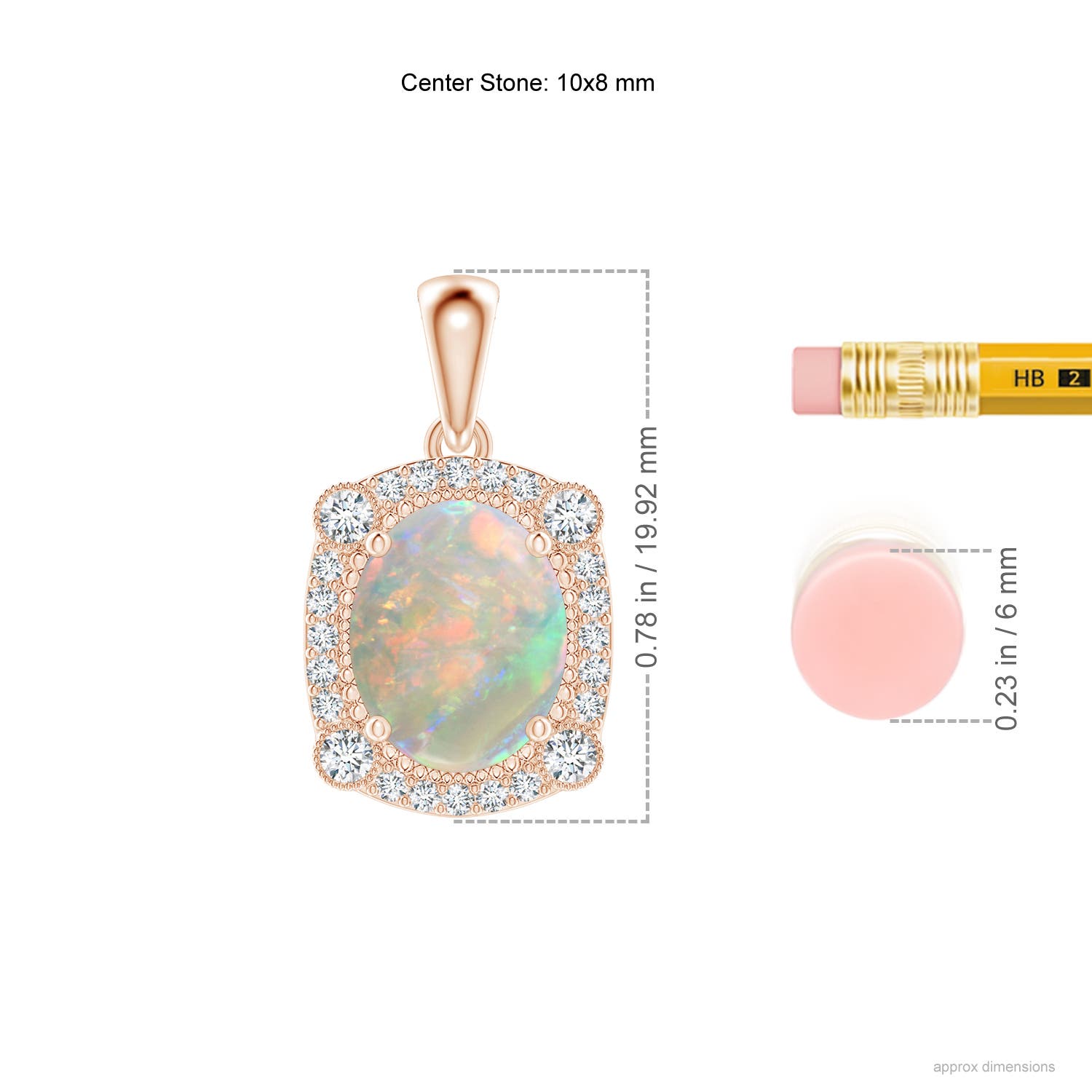 AAAA - Opal / 1.67 CT / 14 KT Rose Gold