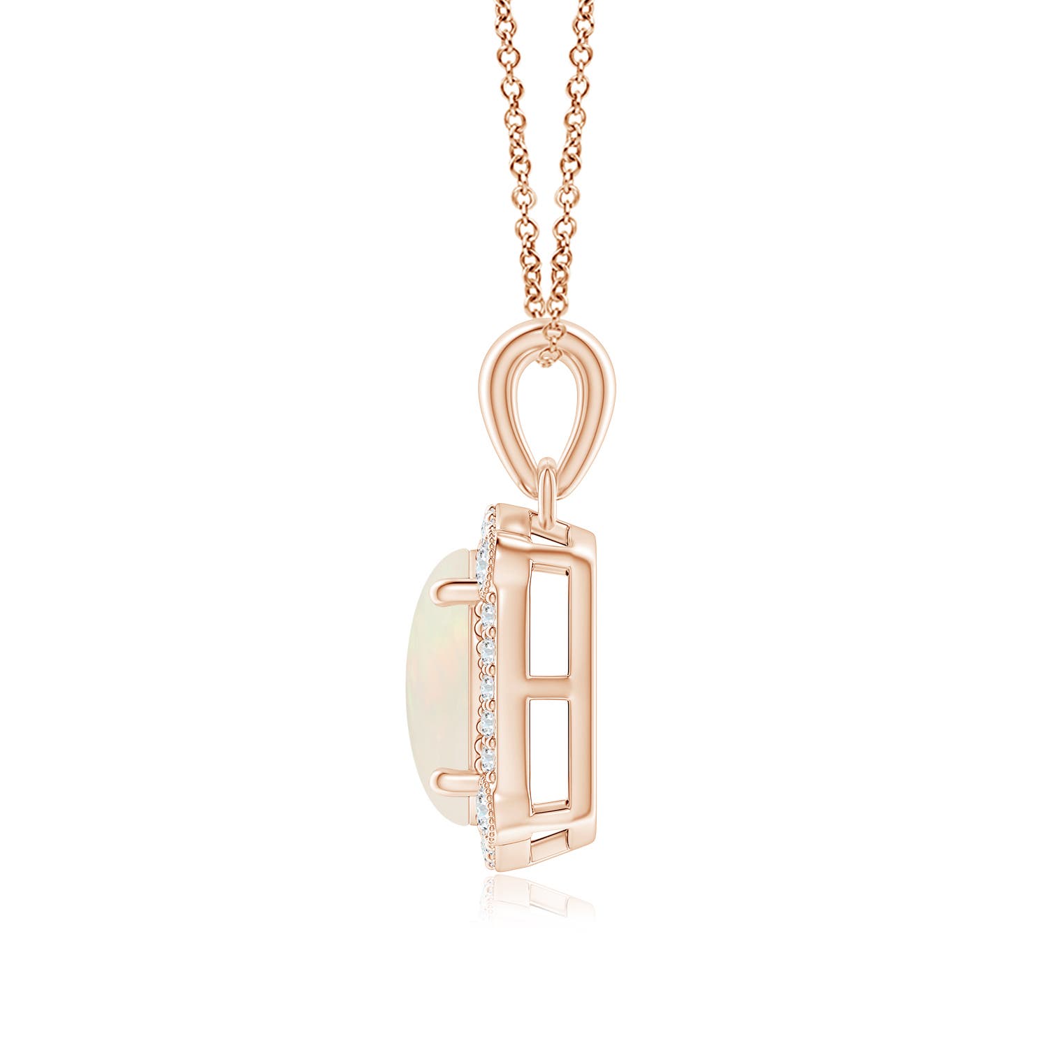 A - Opal / 1.24 CT / 14 KT Rose Gold