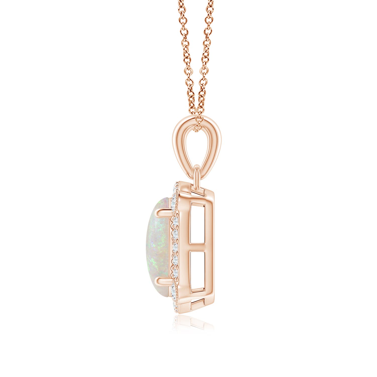 AA - Opal / 1.24 CT / 14 KT Rose Gold