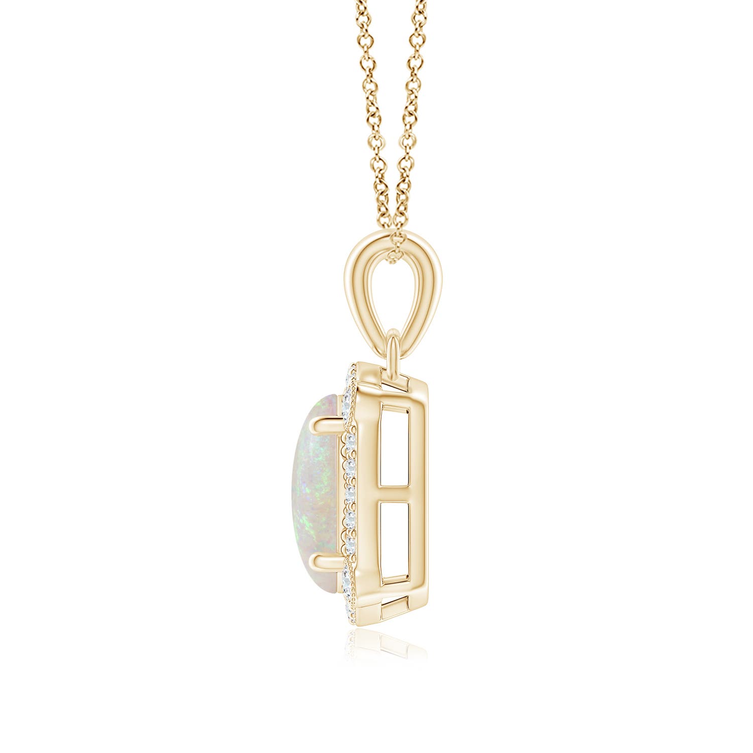 AA - Opal / 1.24 CT / 14 KT Yellow Gold