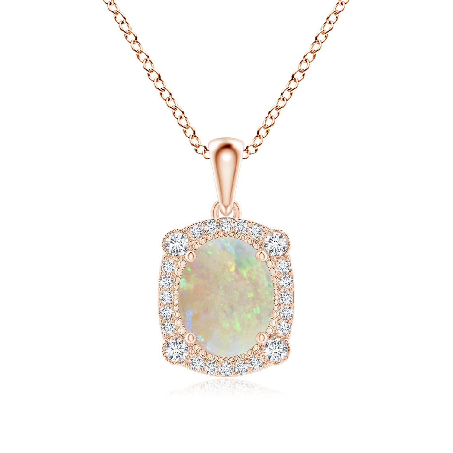 AAA - Opal / 1.24 CT / 14 KT Rose Gold